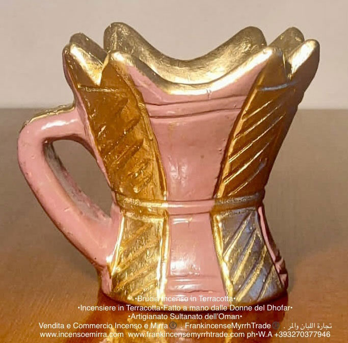 Brucia Essenze In Terracotta Per Incenso, Incensieri Per Aromaterapia,  Artigianato Dell' Oman. – Incenso e Mirra